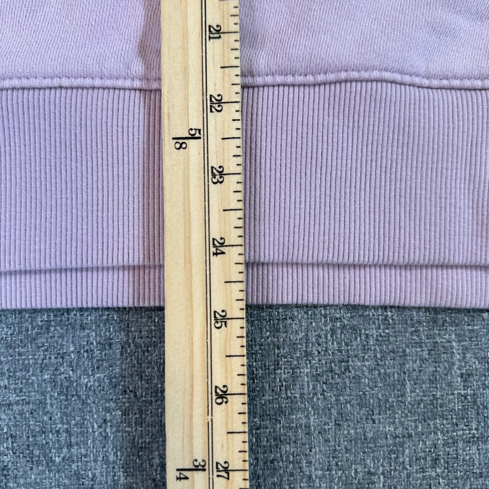 H&M Sweatshirt Women L Relaxed Fit Purple Plans About Plants Graphic - Picture 6 of 7